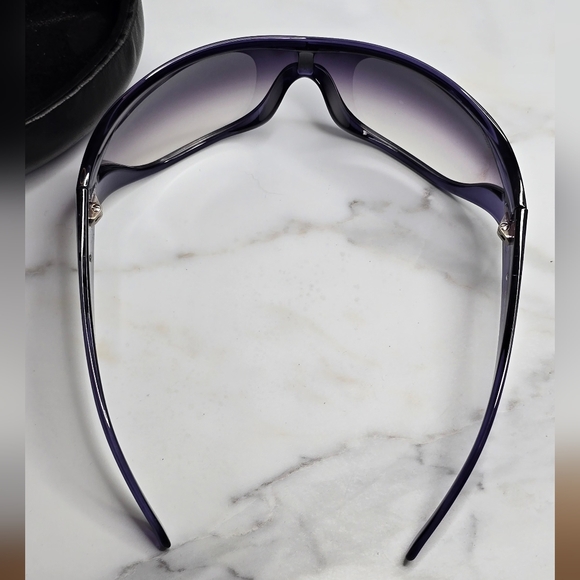 PRADA purple wraps around sunglasses with tinted lens SPR 120 778 SMJE M - Picture 15 of 16